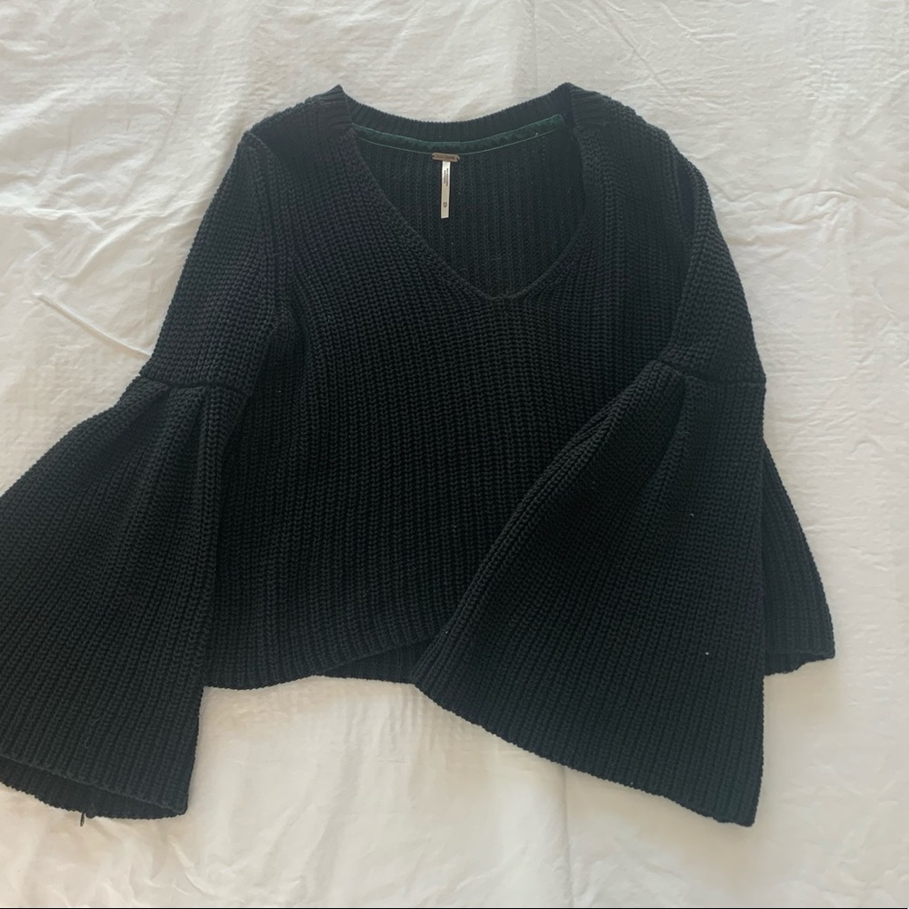 Free People flare sleeve sweater